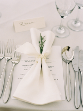 table setting with knife and fork